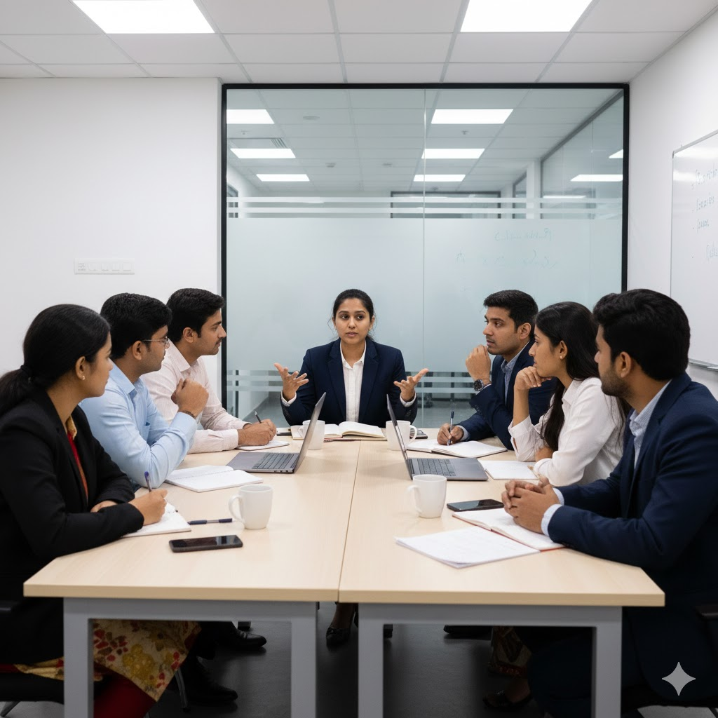Case-method classroom at the FBBS campus