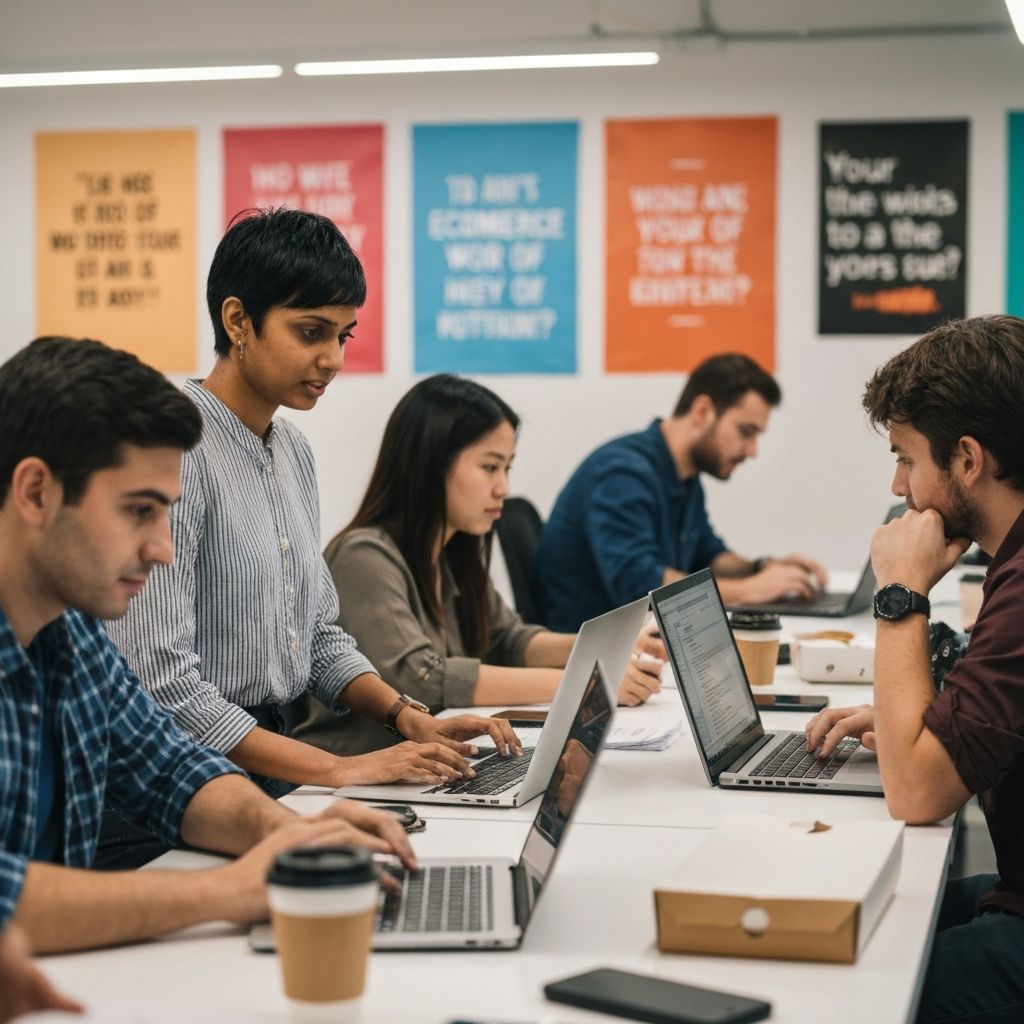 Students building a go-to-market plan during an FBBS applied studio